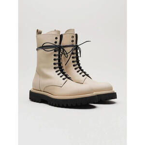 Officine Creative Wisal St. Moritz Leather Boots, $780 NEW, US 8, IT 38 #S146